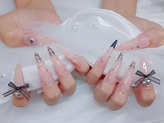 ネイル Hana Bloom Nail💜Akiのネイルデザイン
