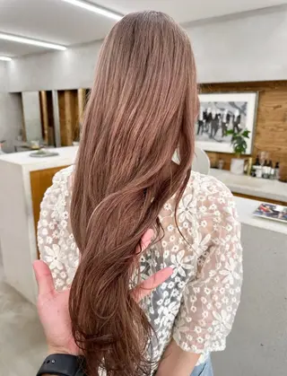 ロング カラー パーマ /レイヤー 榛地渉馬 /矢場町のヘアスタイル