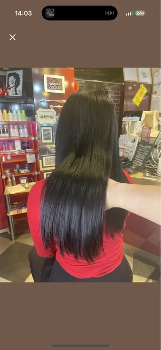 ロング ハイライトモデル募集 横浜石川町CHIRIのヘアスタイル