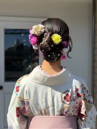 ロング ヘアアレンジ Reve  resort所属・美髪× ヘアセット✨Araiのヘアスタイル