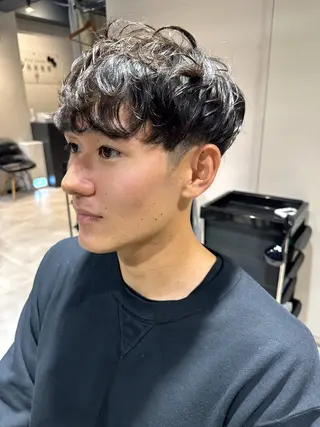 ミディアム パーマ メンズ Dxxxx III所属・女性目線の大人 メンズ*Ayakaのヘアスタイル