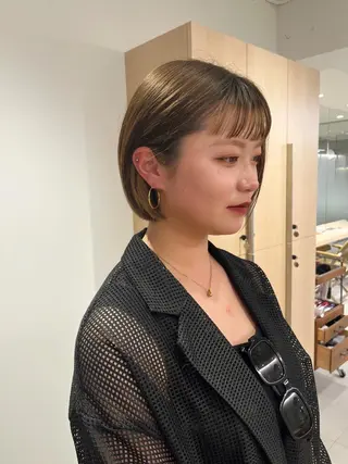 ショート カラー お洒落パーマ/ボブ ❄️Tomoka❄️のヘアスタイル