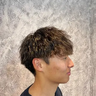 パーマ メンズ アグヘアーシータ所属・🤩メンズカット/ パーマ山本🤩のヘアスタイル