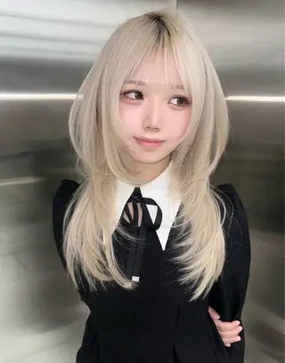 ロング カラー miuru/韓国ヘア /レイヤーカットのヘアスタイル