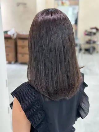 ミディアム カラー 🤍透明感カラー🤍 Moeのヘアスタイル