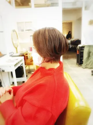 ショート newline銀座所属・👑銀座ショート/ 絶壁補正/金子涼👑のヘアスタイル