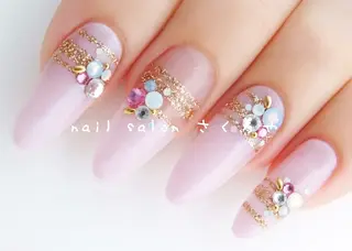 ネイル さくらや❤ パラジェル使用のネイルデザイン