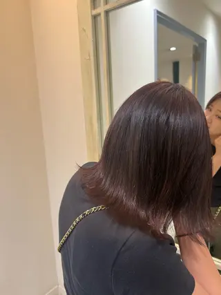 ショート ✨艶髪／透明感カラー ミユ💜のヘアスタイル