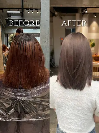 カラー ウルフとデザイン カラーの神のヘアスタイル