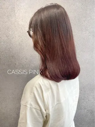 セミロング カラー clomus所属・YUKA 🍒ツヤ髪改善のヘアスタイル