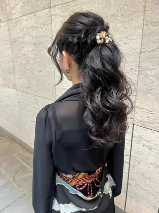 ヘアアレンジ 13日案内◎ 💐🤍理保のヘアスタイル