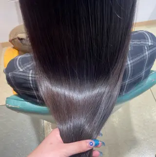 ロング カラー 透明感カラー/ くびれヘア/ユウユのヘアスタイル