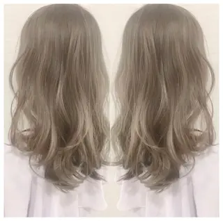 セミロング カラー ❣️髪質改善特化❣️ カモアオイのヘアスタイル