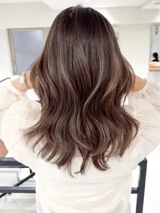 ミディアム カラー Amaretto かなのヘアスタイル