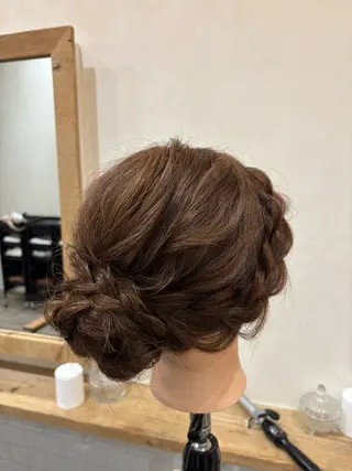 ヘアアレンジ 🧸京橋Wカラー ほそいけいこ🧸のヘアスタイル