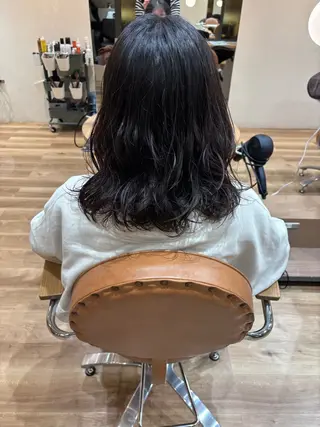 ミディアム 南 颯七のヘアスタイル
