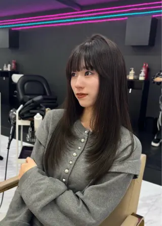 ロング カラー 岡山 愛のヘアスタイル