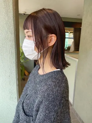 ミディアム カラー HIROKI ” stylistのヘアスタイル