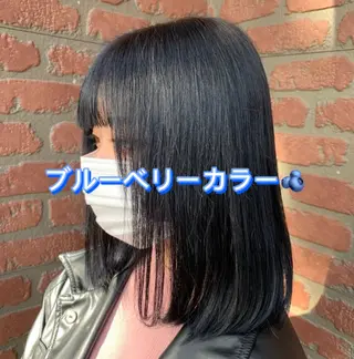 ミディアム カラー 寺田 さゆみのヘアスタイル