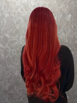 ロング 横田 ひかるのヘアスタイル