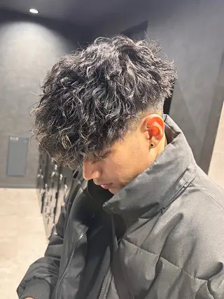 ショート パーマ メンズ 【メンズサロン】 BLUCK 横浜のヘアスタイル