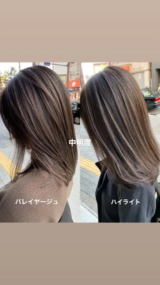 セミロング カラー パーマ ヘアアレンジ メンズ キッズ ネイル マツエク・マツパ LINDOTOKYO梅田所属・酸性ストレート 髪質改善大槻勇樹のヘアスタイル