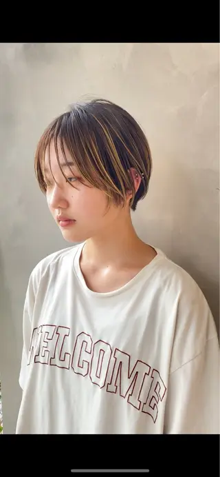 ショート カラー share salon OXY所属・🌈ショートの神様 🌈原田公祐のヘアスタイル