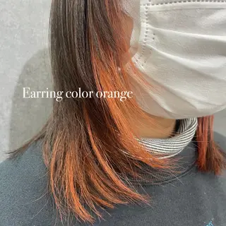 ミディアム カラー THE2ND 大竹 瞳のヘアスタイル