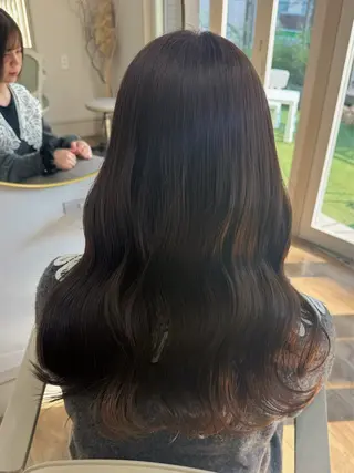ロング カラー Ria🌙*ﾟ 艶カラーのヘアスタイル