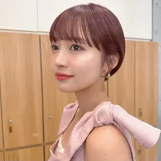 ショート 🧸🫧暖色/ボブ/ 橋本美柚🫧🧸のヘアスタイル