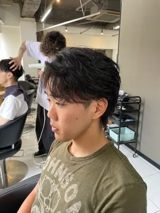 ショート カラー パーマ メンズ 🔥お値段以上🔥 メンズ特化たかひろのヘアスタイル