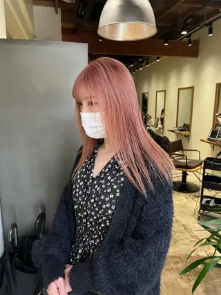 ロング カラー nishido ハイライト/海外ヘアのヘアスタイル