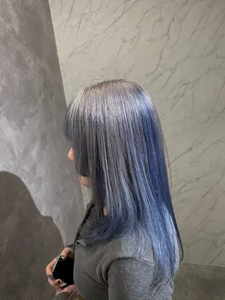 ロング 中川 舞のヘアスタイル