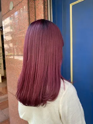 ロング カラー 🐬rara 🐬のヘアスタイル