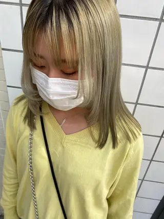 ミディアム カラー サカグチユキナ 【tocca】のヘアスタイル