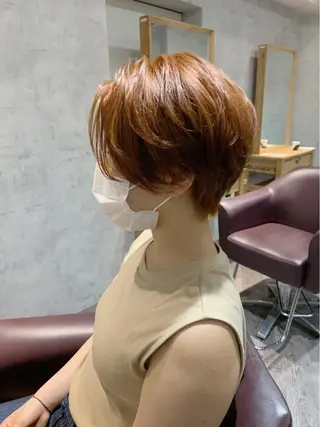 ショート カラー エクステ KAZUMAのヘアスタイル