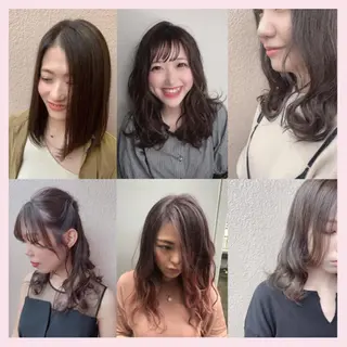 ミディアム カラー パーマ ヘアアレンジ 🫧代表/新宿駅近/ 限定価格🫧田辺貴裕のヘアスタイル
