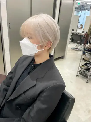 ショート カラー SALOWIN原宿iori B１階所属・🫧美髪育成美容師 WASHIZU🫧のヘアスタイル