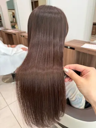 ロング 藤井 真奈美のヘアスタイル