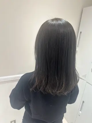 ミディアム blanc hair 西中島MASARUのヘアスタイル