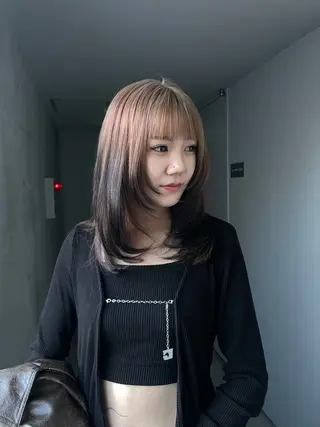 カラー 佐伯 和佳のヘアスタイル