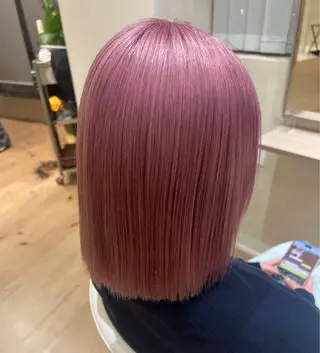 セミロング miku/ 和歌山/艶髪カラーのヘアスタイル