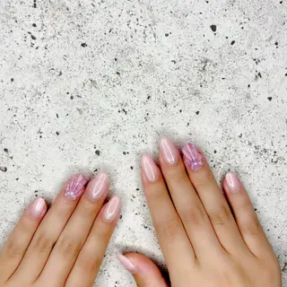 セミロング カラー パーマ ヘアアレンジ メンズ キッズ ネイル マツエク・マツパ Salon Ｋのネイルデザイン