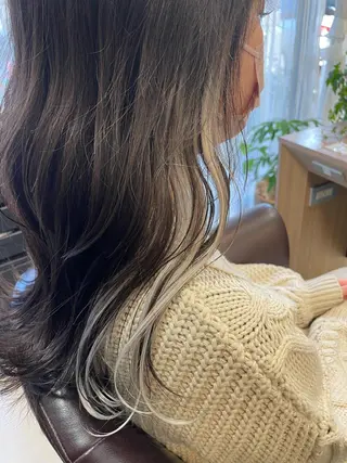 セミロング カラー haf店長 ✂︎タカハシレン✂︎のヘアスタイル