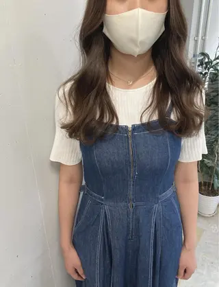 ミディアム カラー 新井 広樹のヘアスタイル