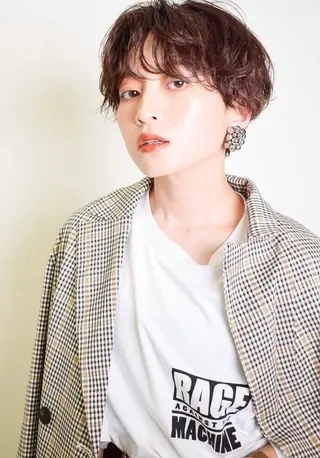 ショート カラー ヘアアレンジ 美髪.艶髪.髪質改善 LoLo.サリのヘアスタイル