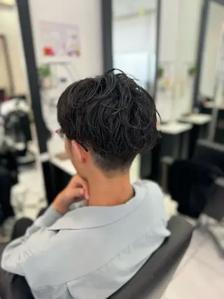 メンズ YASU🍎CUT 赤系カラー/ヘアケアのヘアスタイル