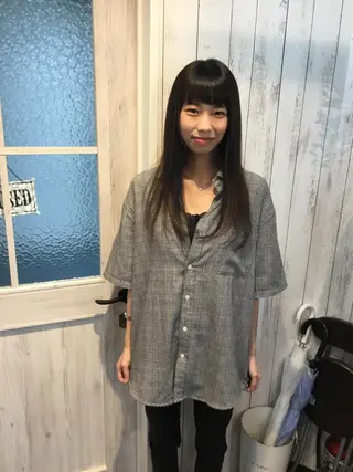 ロング カラー embrace エンブレイスのヘアスタイル