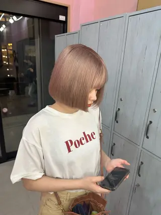 ショート カラー ブリーチ人気No.1 MANATO🎨🌈のヘアスタイル