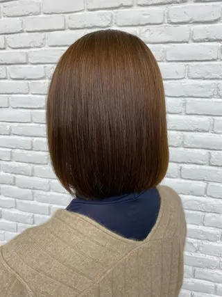 カラー DIFINOaoyama所属・🎧ayaka/ボブ /透明感カラー 🩵のヘアスタイル